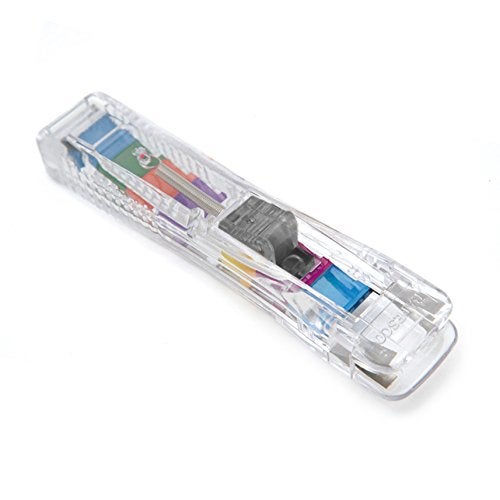 Rapesco Supaclip #40 Dispenser with 25 Multicoloured Refill Clips (RC4025MC) - Image 2